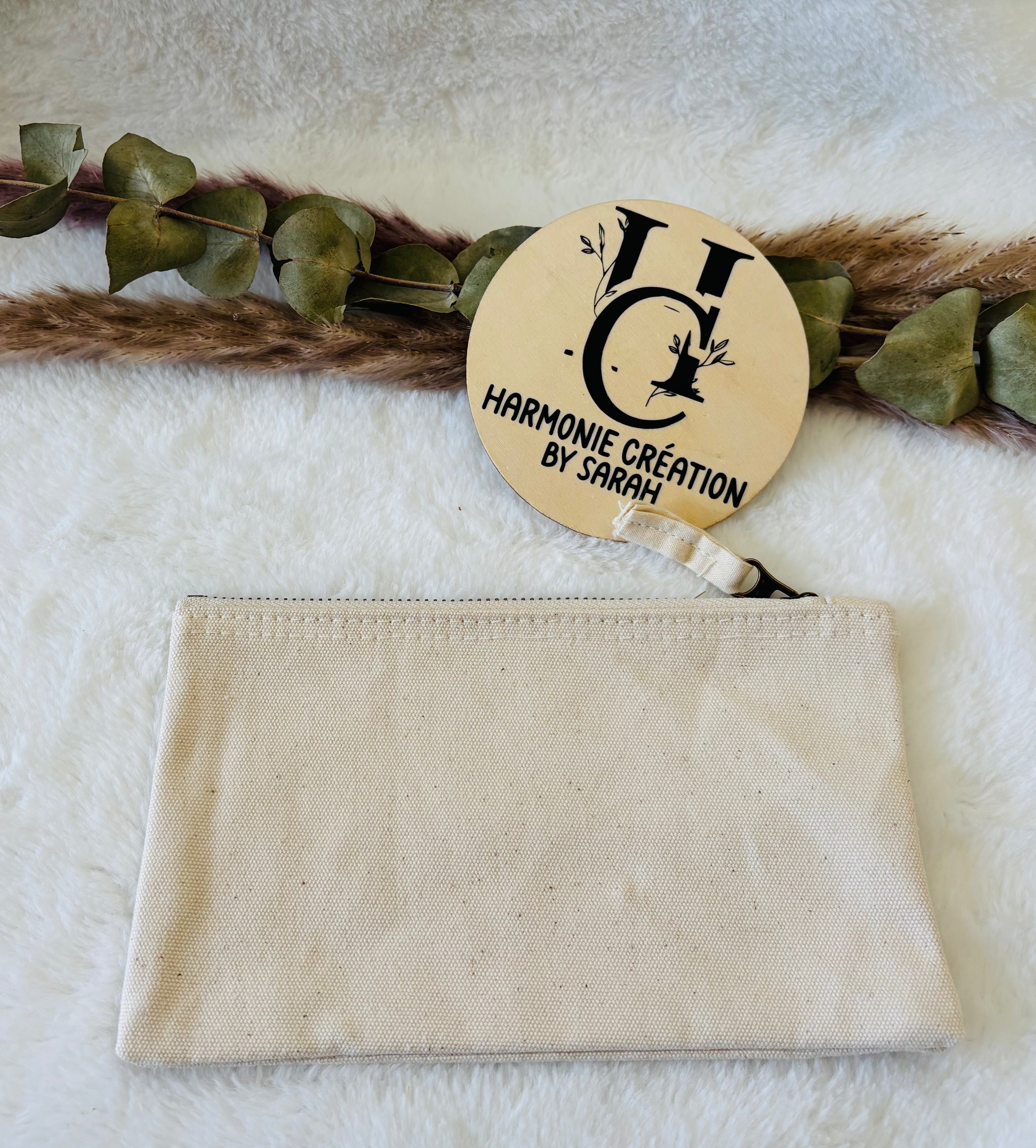 Trousse lettre fleurie